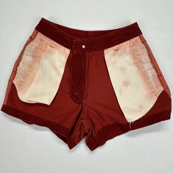 HIC Hawaiian Island Creations Vtg Corduroy Shorts Size 26" Stripe 90s Cotton HTF - Picture 15 of 16